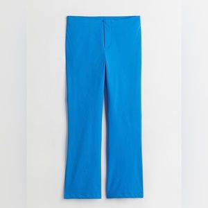 H&M Bright blue flared pants. New with tags!